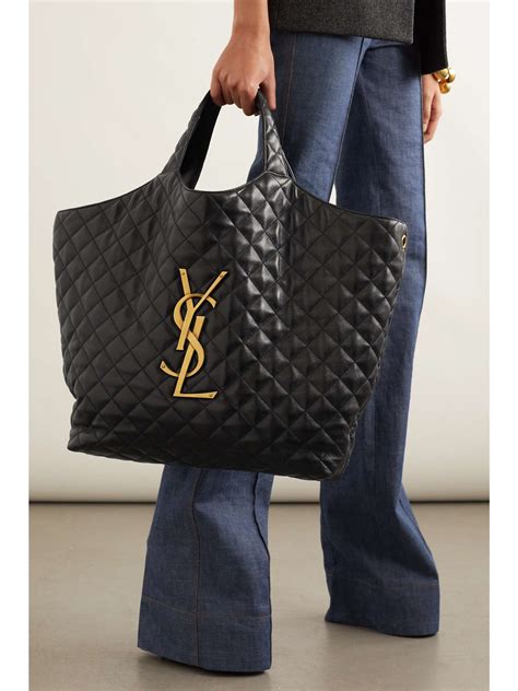 ysl vancouver tote bag|ysl large quilted tote bag.